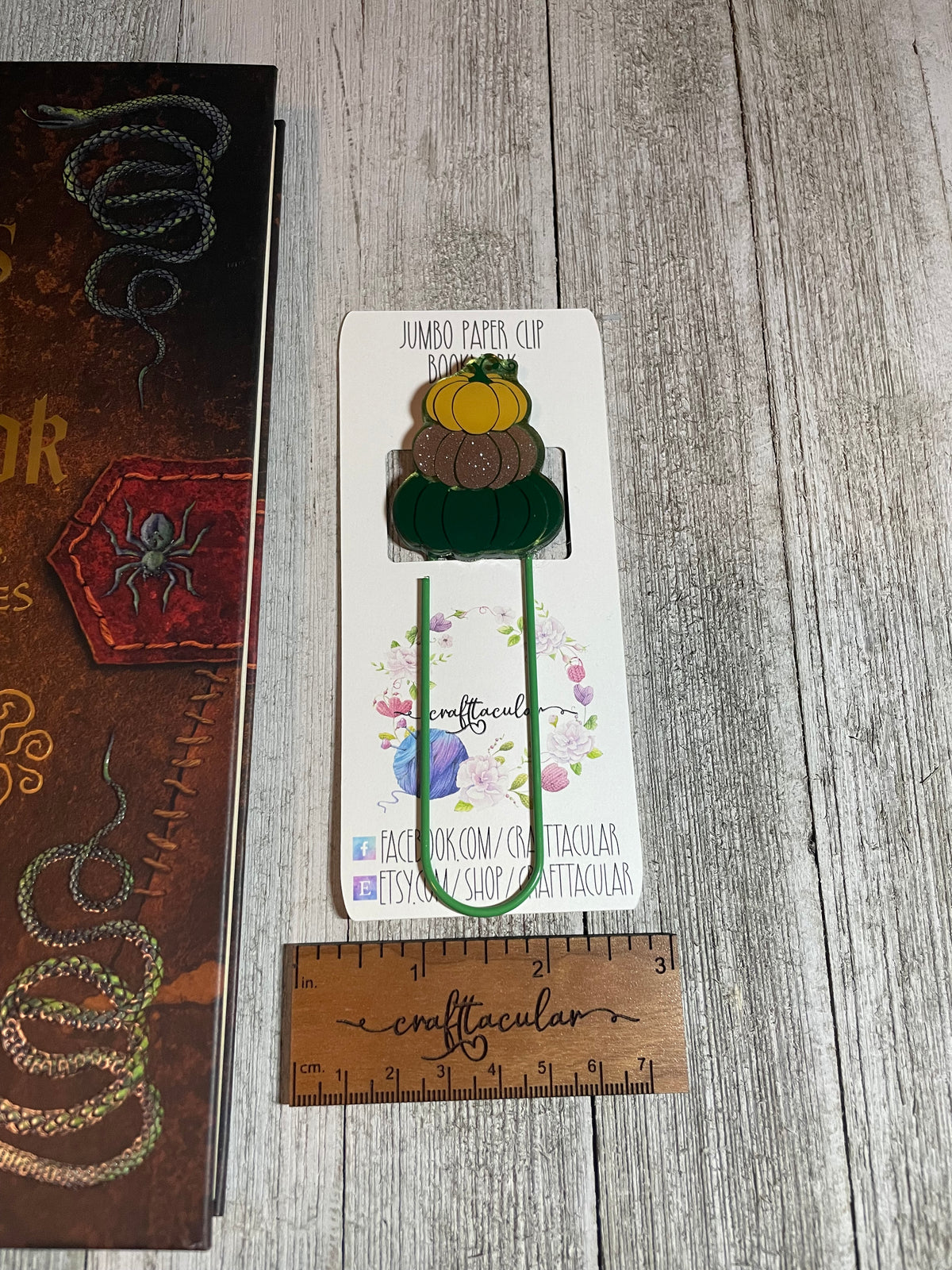 Spooky Jumbo Paperclip Bookmark