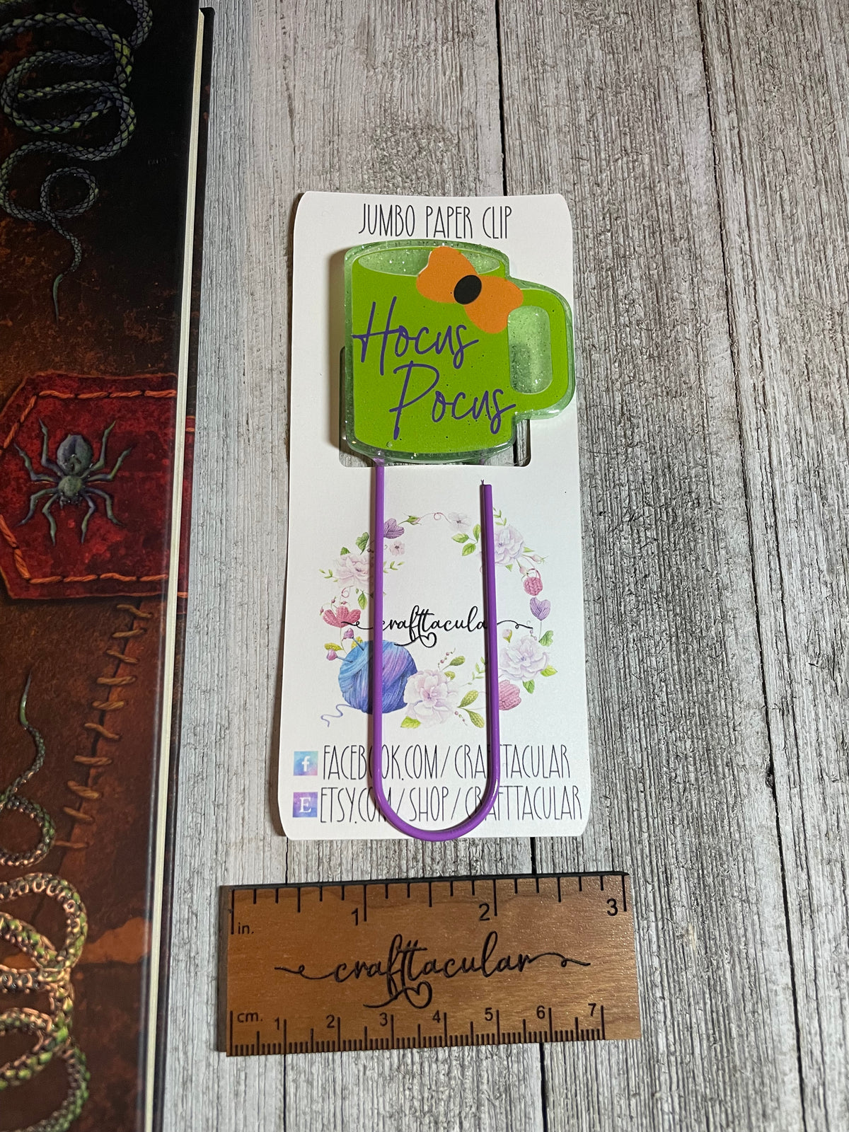 Spooky Jumbo Paperclip Bookmark