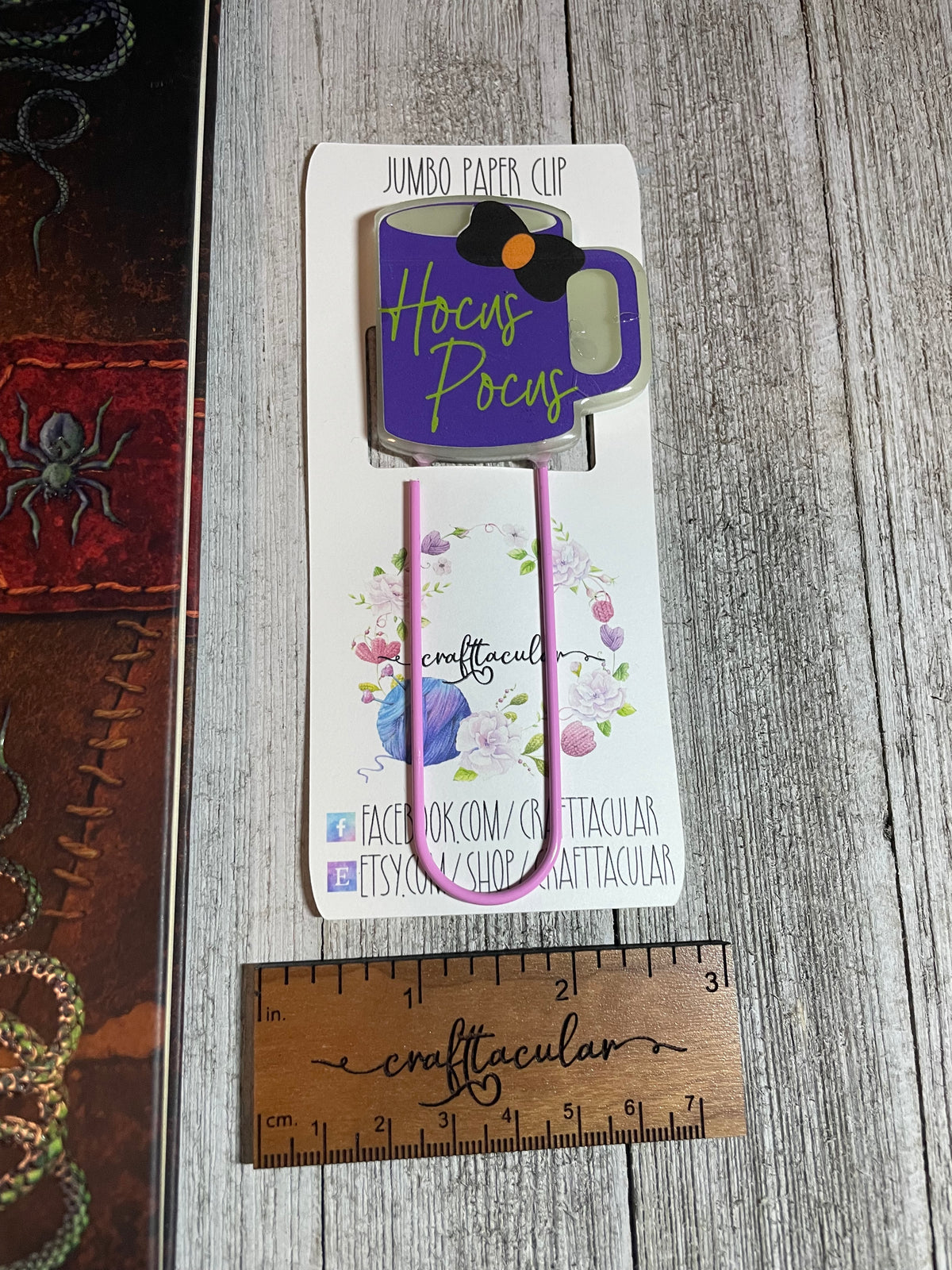 Spooky Jumbo Paperclip Bookmark