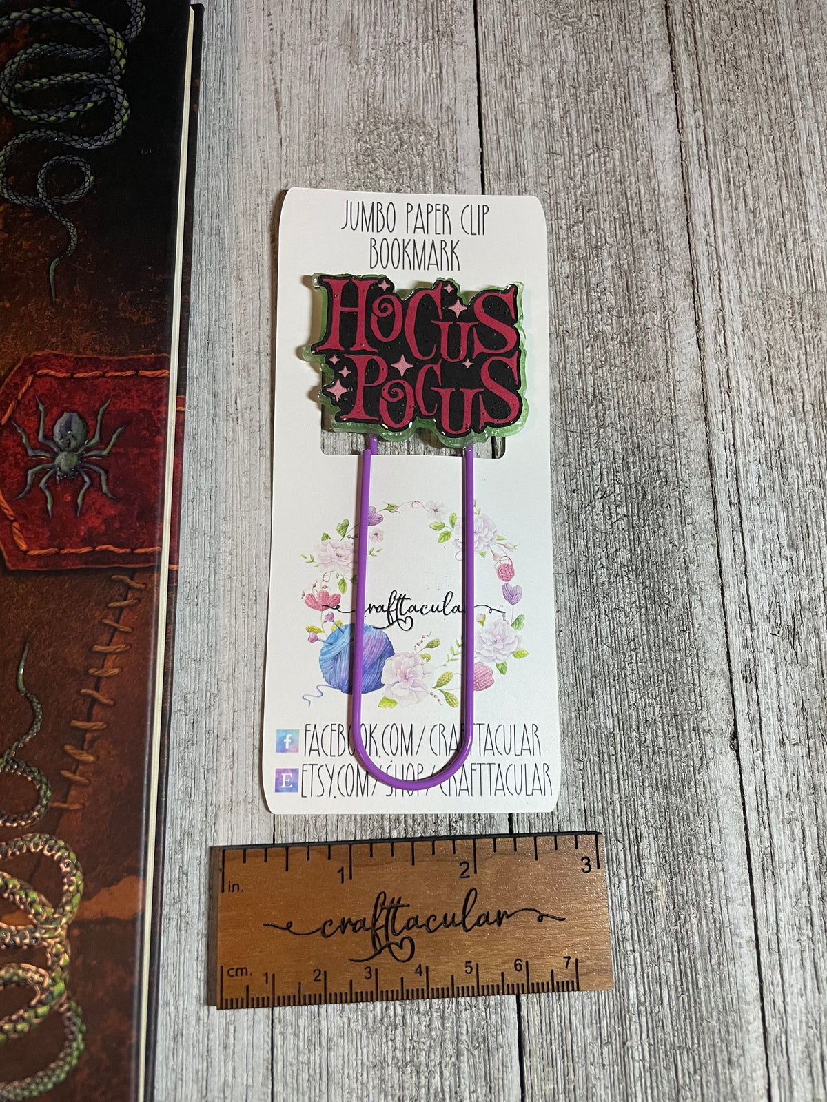 Spooky Jumbo Paperclip Bookmark