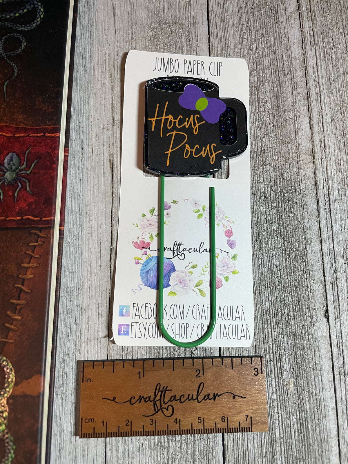 Spooky Jumbo Paperclip Bookmark