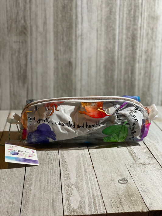 Feminine Power Clear Pencil Pouch